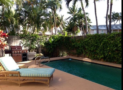 Maui House rental pool
